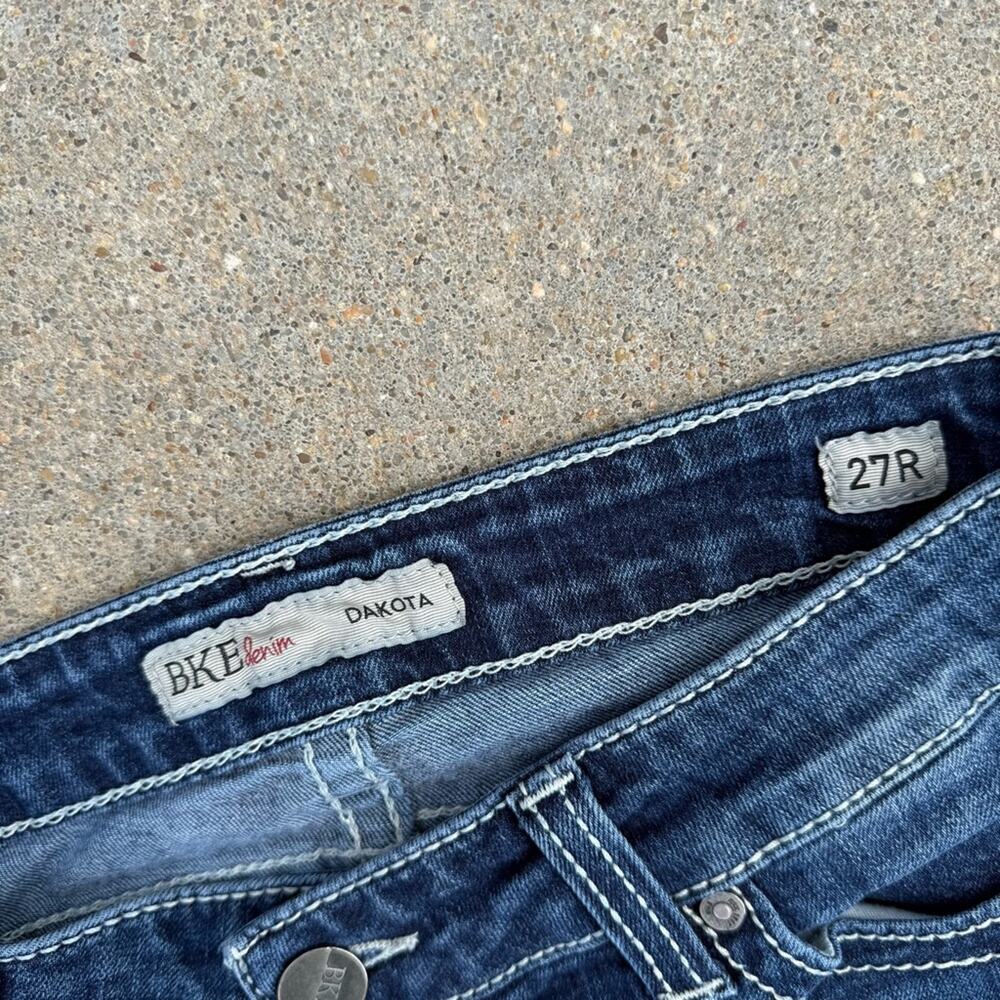 Buckle BKE Dakota 27R skinny Stretch Blue Jeans BKC1230R - Picture 4 of 9